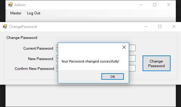 Advance Login System-Password Changed Successfully