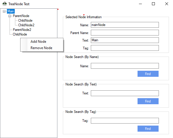 Add Node In Tree View Control C#