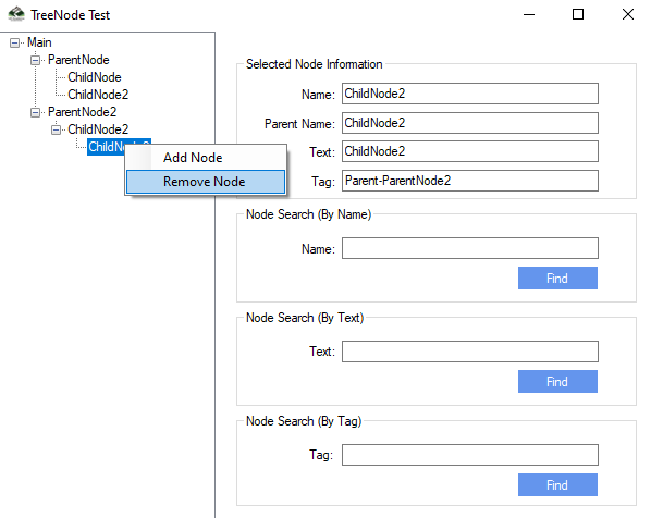 Remove Node from Tree View Control C#