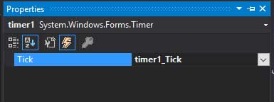 Timer Control Event C#