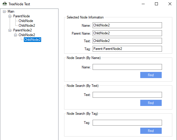 Tree View Control in C#