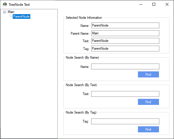 Tree View Control in C#