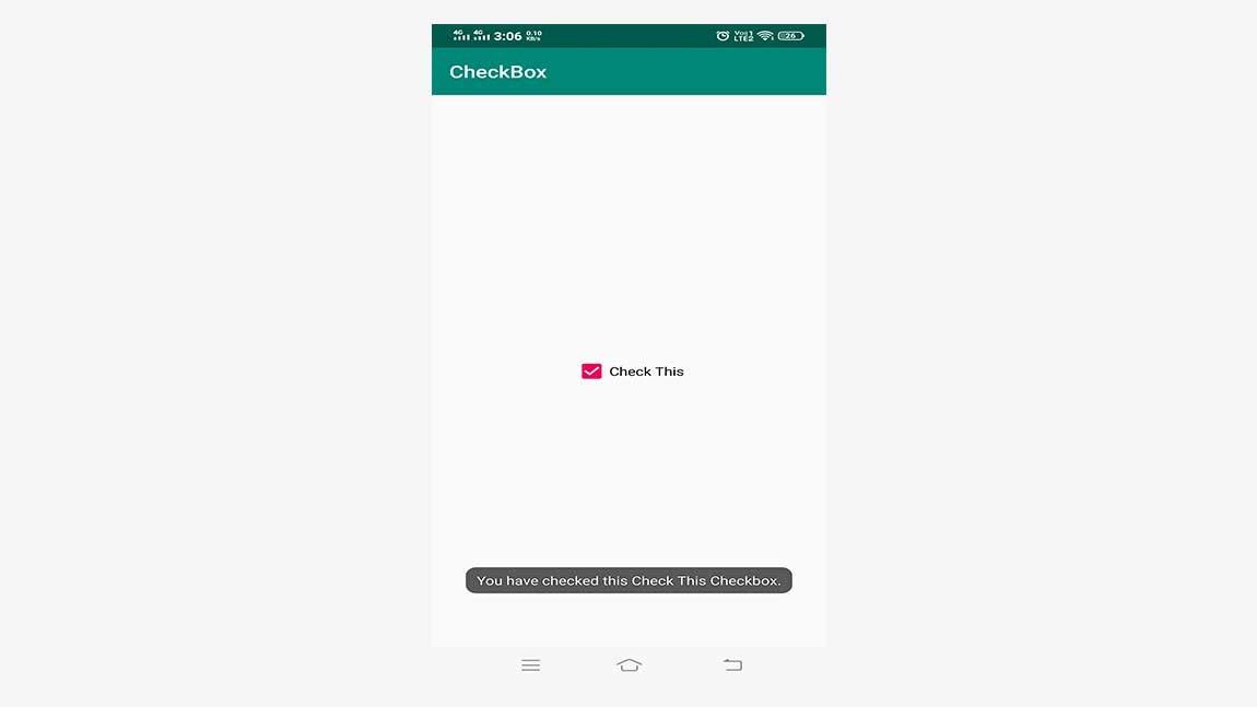 Android GUI Android CheckBox 