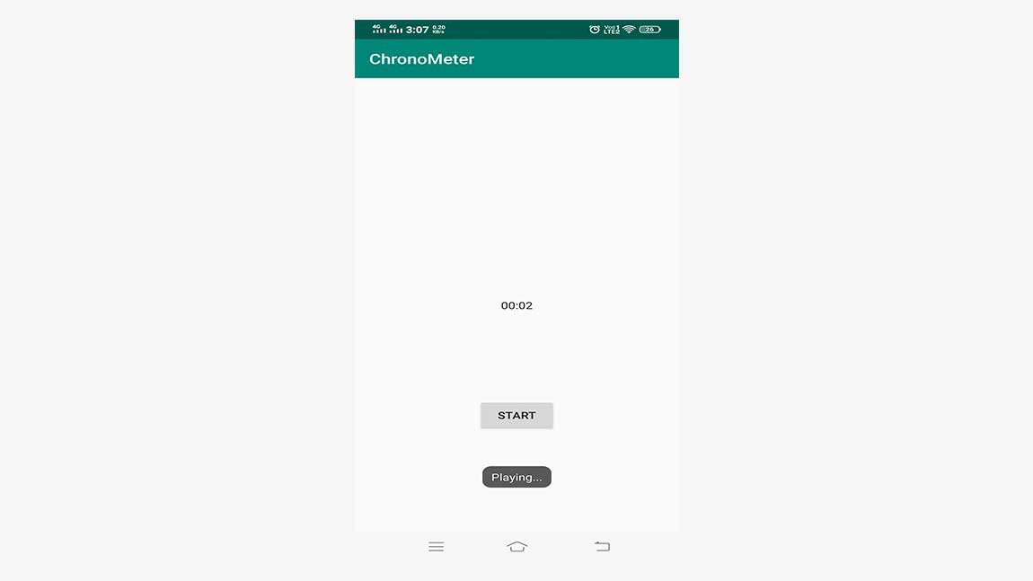 Android GUI Android ChronoMeter 