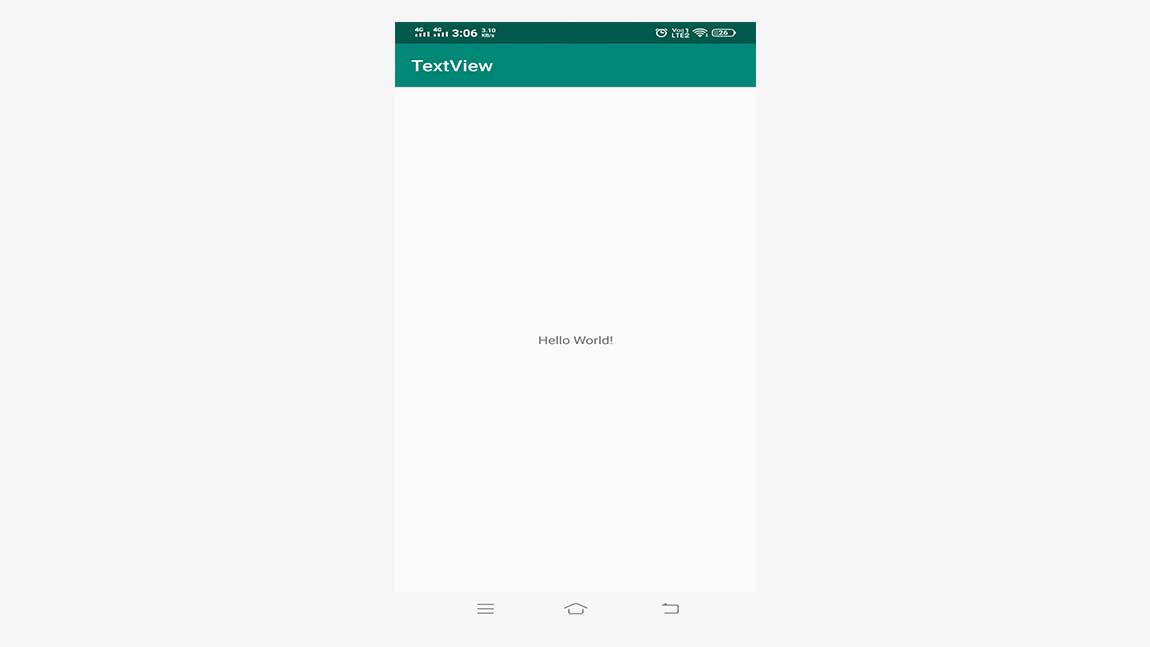 Android GUI Android TextView 